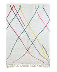 Tapis berbère coloré pure laine 160 x 255 cm