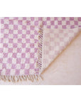 Tapis berbère à carreaux Beni Ourain 159 x 256 cm