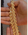Gedurfde look V-ketting ketting en armband