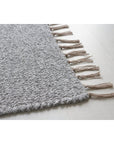 Handwoven rug made from recycled cotton