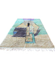 Moroccan Berber wool rug 145 x 262 cm