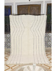 Authentic Berber rug in Khémisset wool 200 x 300 cm
