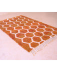 Pure wool Moroccan Berber carpet 154 x 251 cm