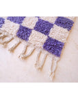 Berber checked rug Beni Ourain 151 x 246 cm SOLD