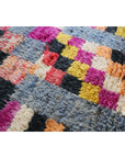 Tapis d'entrée berbère marocain pure laine 71 x 413 cm