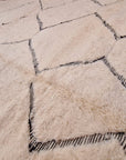 Tapis berbère pure laine Beni Ouarain 196 x 308 cm