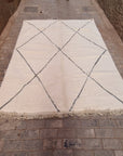 Tapis berbère pure laine Beni Ouarain 205 x 294 cm
