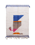 Tapis berbère marocain pure laine 164 x 245 cm