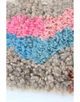 Tapis berbère marocain pure laine 162 x 272 cm