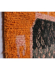 Tapis d'entrée berbère marocain pure laine 77 x 375 cm