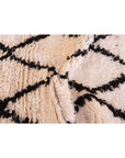 Tapis d'entrée berbère marocain pure laine 75 x 202 cm