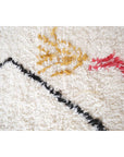 Tapis berbère marocain pure laine 140 x 253 cm