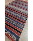 Moroccan Berber wool and cotton rug 157 x 296 cm
