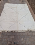 Tapis berbère pure laine Beni Ouarain 210 x 285 cm