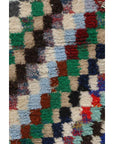 Moroccan Berber cotton rug 73 x 172 cm
