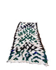 Tapis berbère marocain pure laine 70 x 171 cm VENDU
