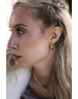 Boucles d'oreilles clous CURVA