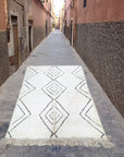 Tapis berbère marocain pure laine 150 x 250 cm
