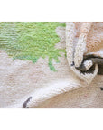 Pure wool Moroccan Berber carpet 196 x 262 cm