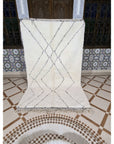 Berber rug Beni Ouarain pure wool 155 x 260 cm