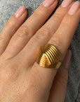 STRAORDINARIO ring | Stainless steel | water-repellent