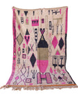Tapis berbère marocain pure laine 179 x 274 cm