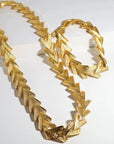 Gedurfde look V-ketting ketting en armband