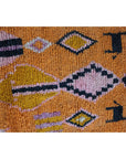 Tapis d'entrée berbère marocain pure laine 77 x 375 cm