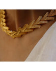 Gedurfde look V-ketting ketting en armband