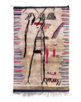 Colorful Berber rug from M'Rirt 168 x 266 cm