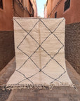 Tapis berbère pure laine Beni Ouarain 200 x 293 cm