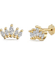REAL stud earrings | Sterling silver