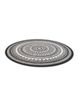 Rond design vloerkleed voor binnen en buiten MANDALA