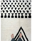 Tapis berbère marocain pure laine 150 x 250 cm