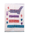 Tapis berbère marocain pure laine 162 x 238 cm
