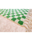 Pure wool Moroccan Berber carpet 161 x 241 cm