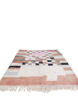Tapis berbère marocain pure laine 205 x 193 cm