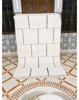 Berber rug Beni Ouarain pure wool 153 x 263 cm