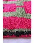 Tapis d'entrée berbère marocain pure laine 71 x 355 cm