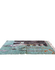 Pure wool Moroccan Berber carpet 156 x 268 cm