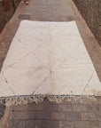 Tapis berbère pure laine Beni Ouarain 205 x 300 cm