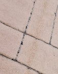 Tapis berbère pure laine Beni Ouarain 214 x 300 cm
