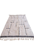 Tapis berbère marocain pure laine 152 x 244 cm