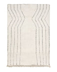 Authentic Berber rug in Khémisset wool 200 x 300 cm