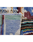 Pure wool Moroccan Berber carpet 113 x 189 cm