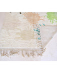 Pure wool Moroccan Berber carpet 196 x 262 cm