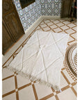 Tapis berbère Beni Ouarain pure laine 105 x 205 cm