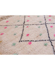 Tapis berbère marocain pure laine 151 x 186 cm