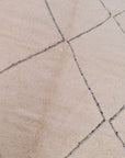 Beni Ouarain pure wool Berber rug 196 x 287 cm
