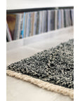Authentic Moroccan Berber rug gray wool Jemaa